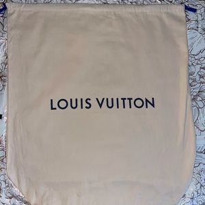 Very large Authentic Louis Vuitton Dust Bag. Draw string dust bag.